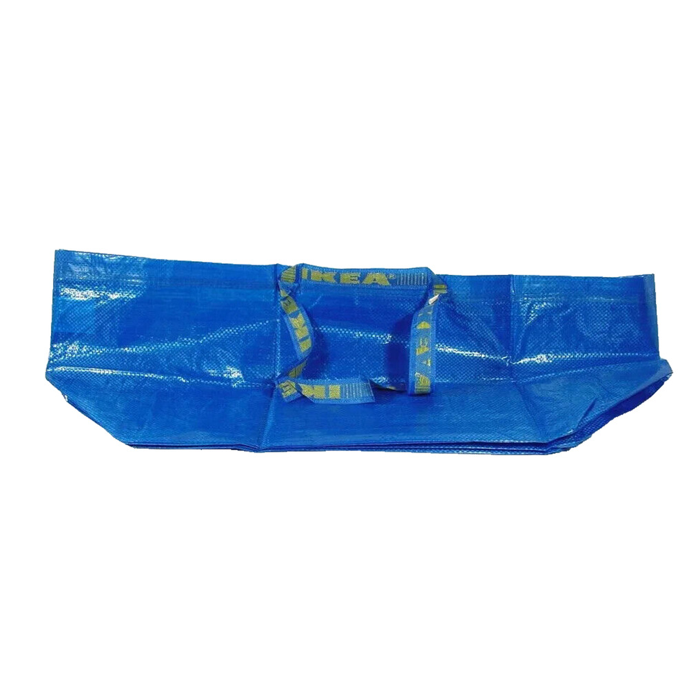 10 Ikea X LARGE BLUE BAGS Shopping Moving Laundry Storage Travel Tote FRAKTA NEW - Picture 4 of 6